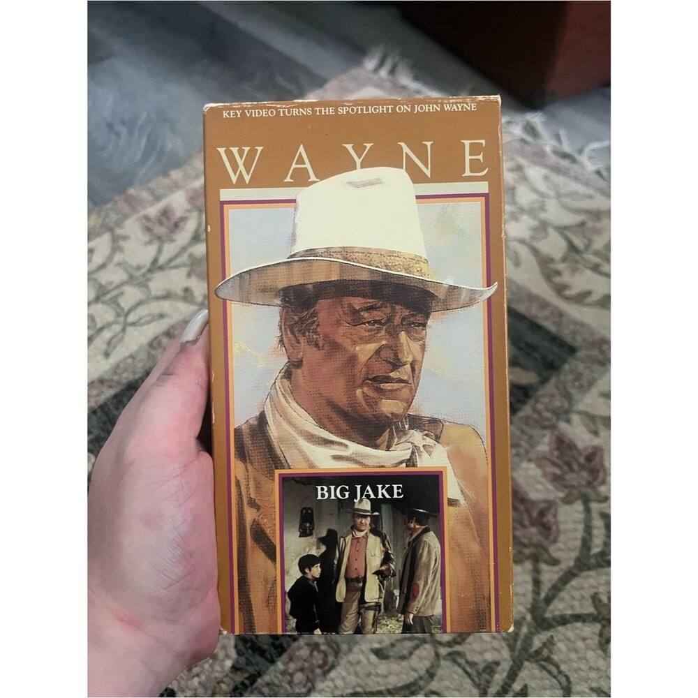 Wayne Big Jake VHS - Brown & Cream Western Cover
